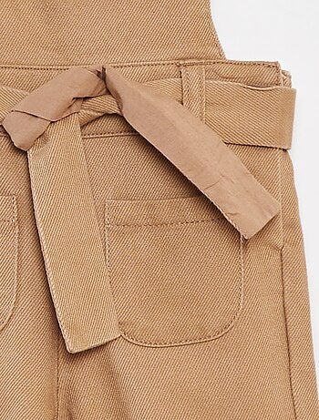 Salopette in twill -