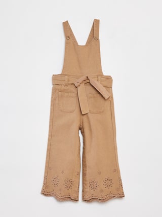 Salopette in twill -