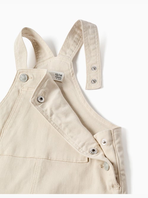 Salopette in twill con tasca cargo - Kiabi