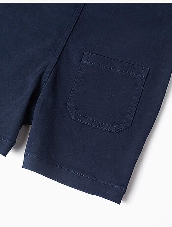 Salopette in twill con tasche