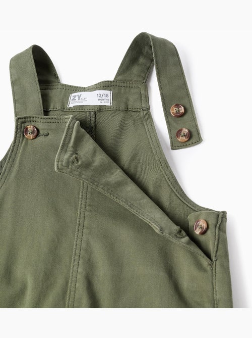 Salopette in twill con tasche cargo - Kiabi