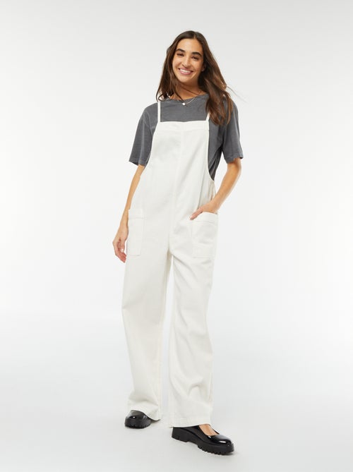Salopette larga in jeans - Kiabi