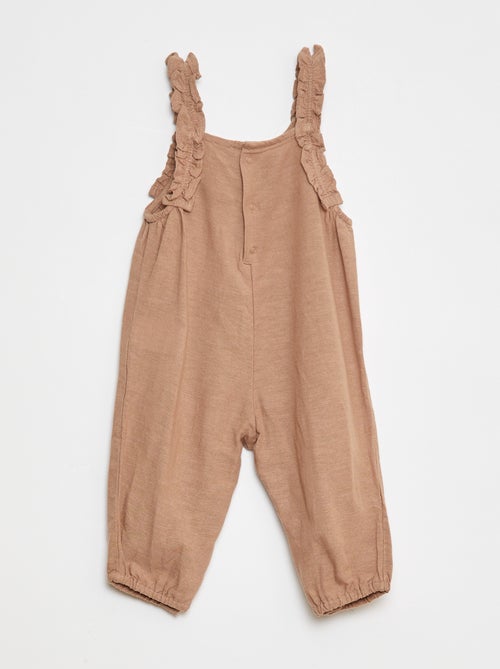 Salopette leggera con volant sulle spalline - Kiabi