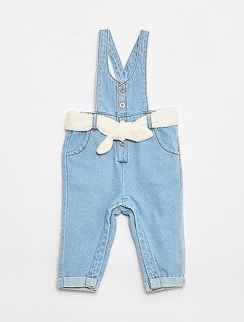 Salopette lunga in denim