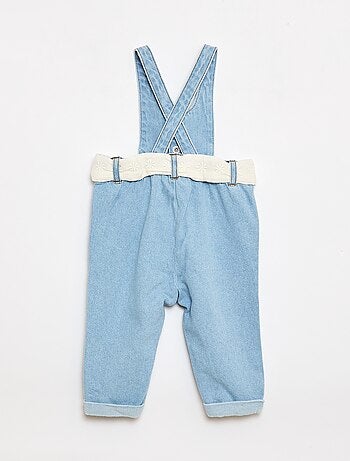 Salopette lunga in denim