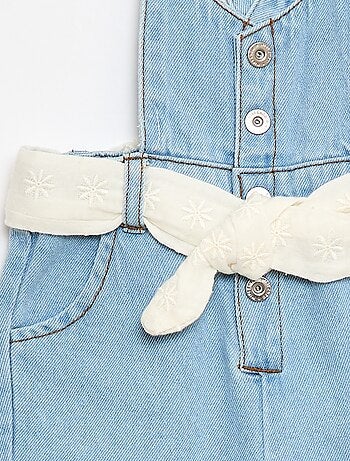 Salopette lunga in denim