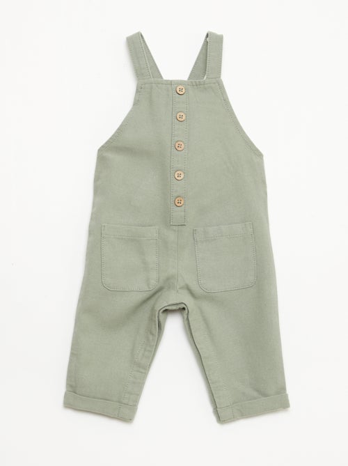 Salopette lunga in lino misto - Kiabi