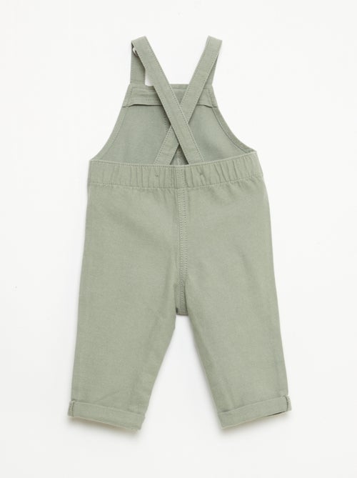 Salopette lunga in lino misto - Kiabi