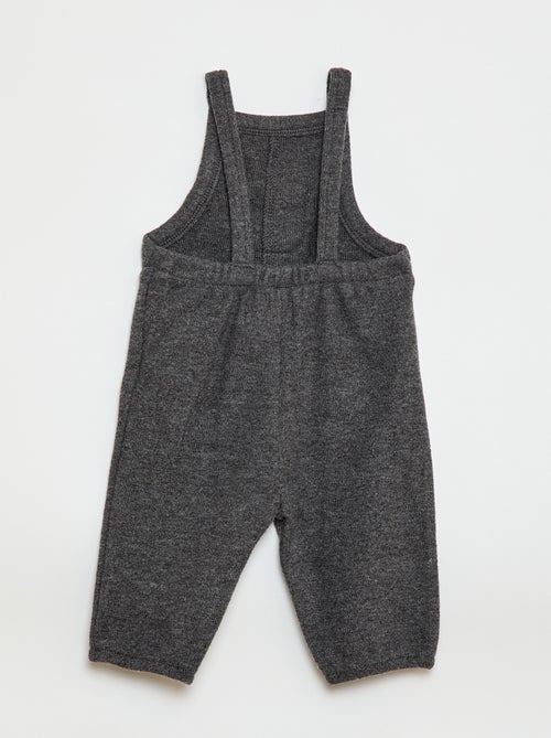 Salopette lunga in maglia morbidissima - Kiabi