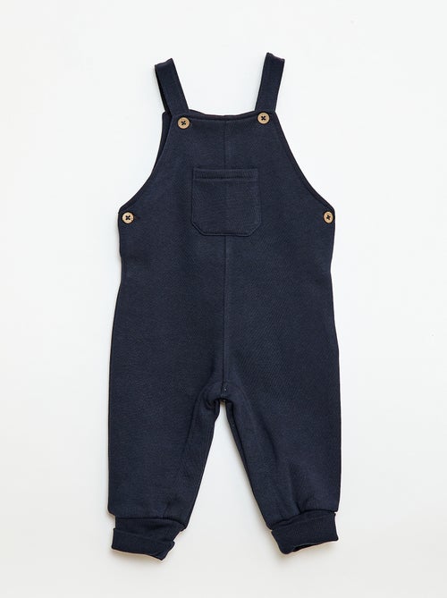 Salopette lunga in tessuto felpato con bretelle regolabili - Kiabi