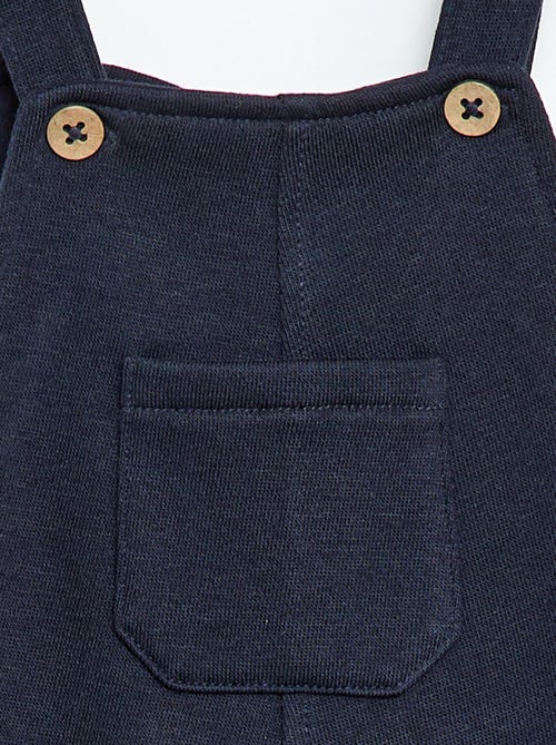 Salopette lunga in tessuto felpato con bretelle regolabili - Kiabi