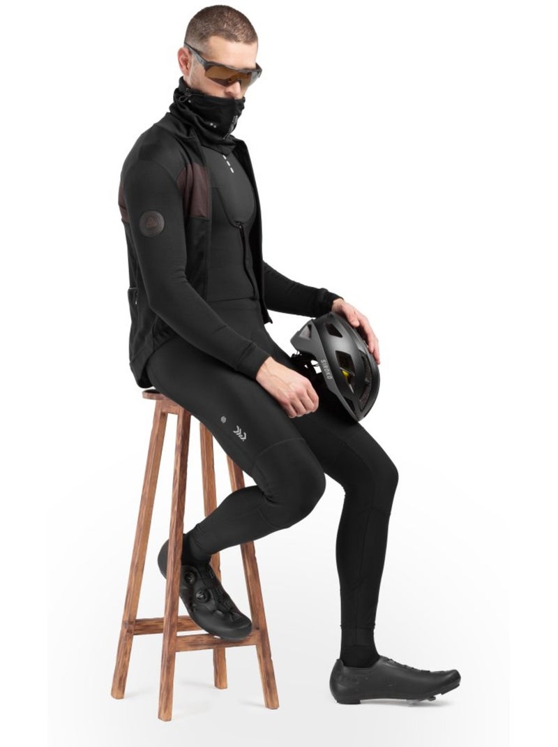 Salopette lunga invernale da ciclismo uomo ciclismo uomo dw troms Nero - Kiabi