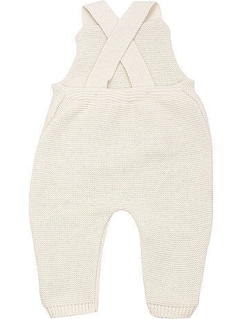 Salopette neonato in maglia
