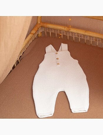 Salopette neonato in maglia