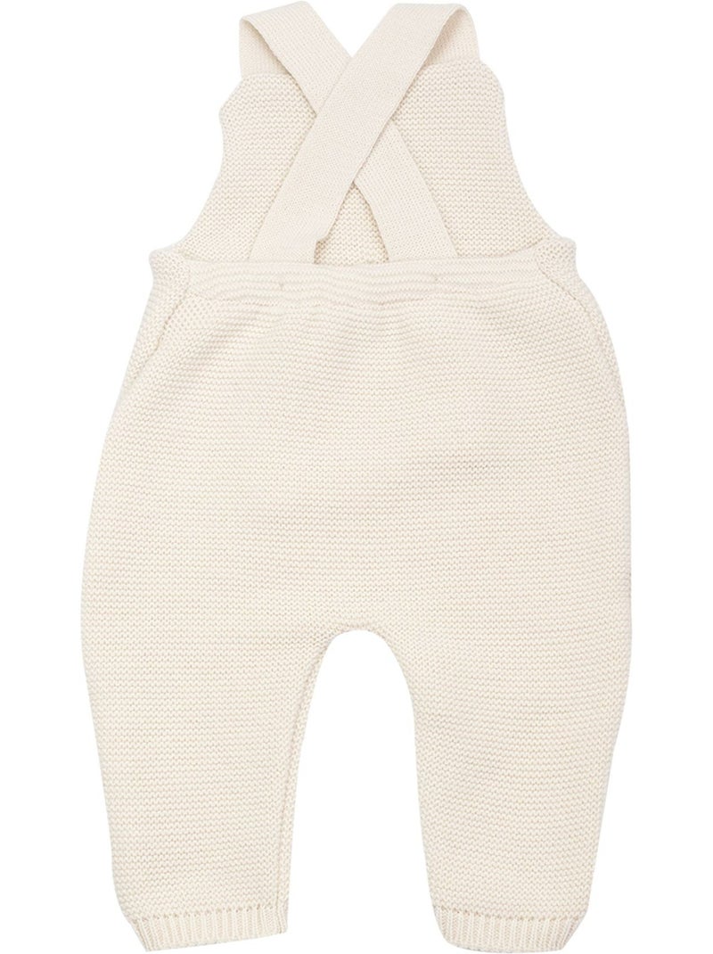 Salopette neonato in maglia Beige - Kiabi