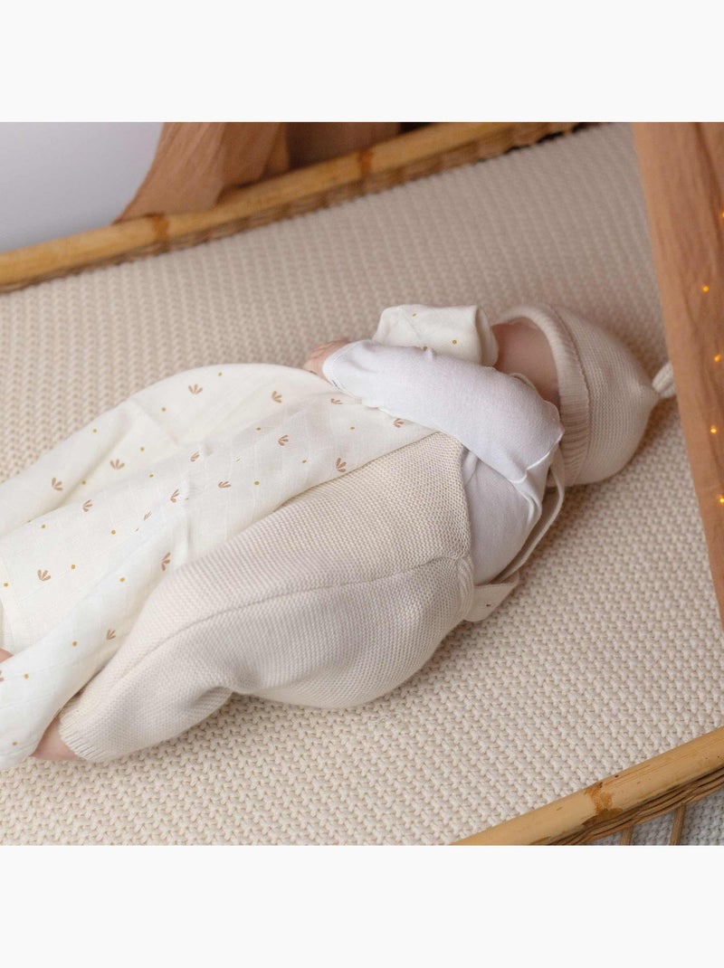 Salopette neonato in maglia Beige - Kiabi