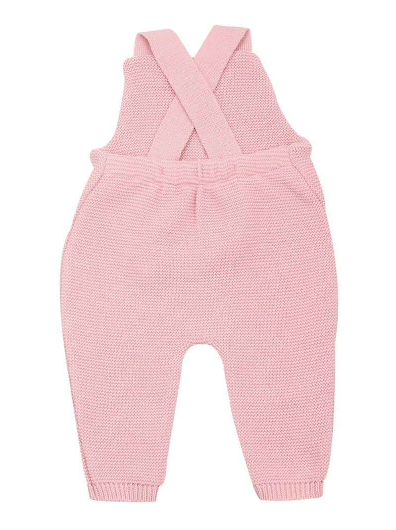 Salopette neonato in maglia Rosa antico - Kiabi