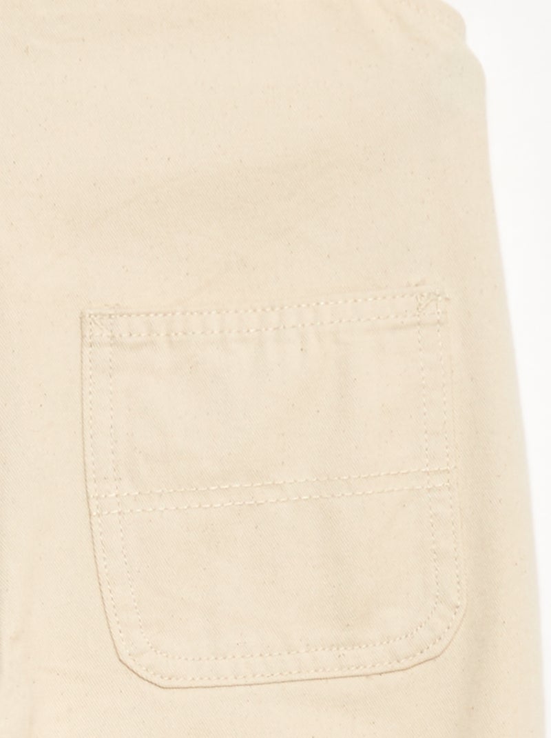 Salopette pantaloni leopardata Bianco - Kiabi