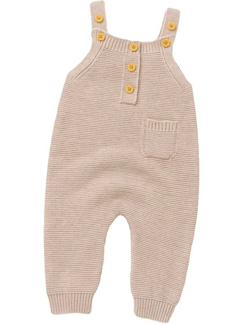 Salopette per neonati in maglia di Les Chatounets - Kiabi