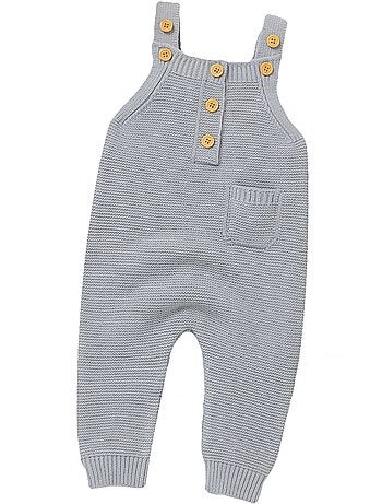 Salopette per neonati in maglia di Les Chatounets