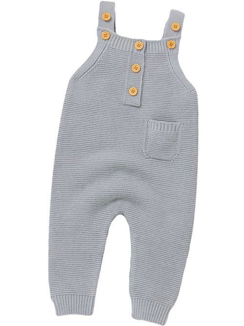 Salopette per neonati in maglia di Les Chatounets - Kiabi