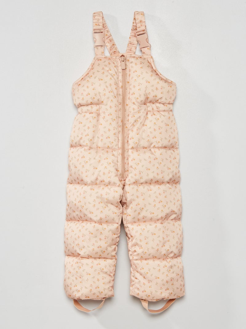 Salopette piumino stampato ROSA - Kiabi