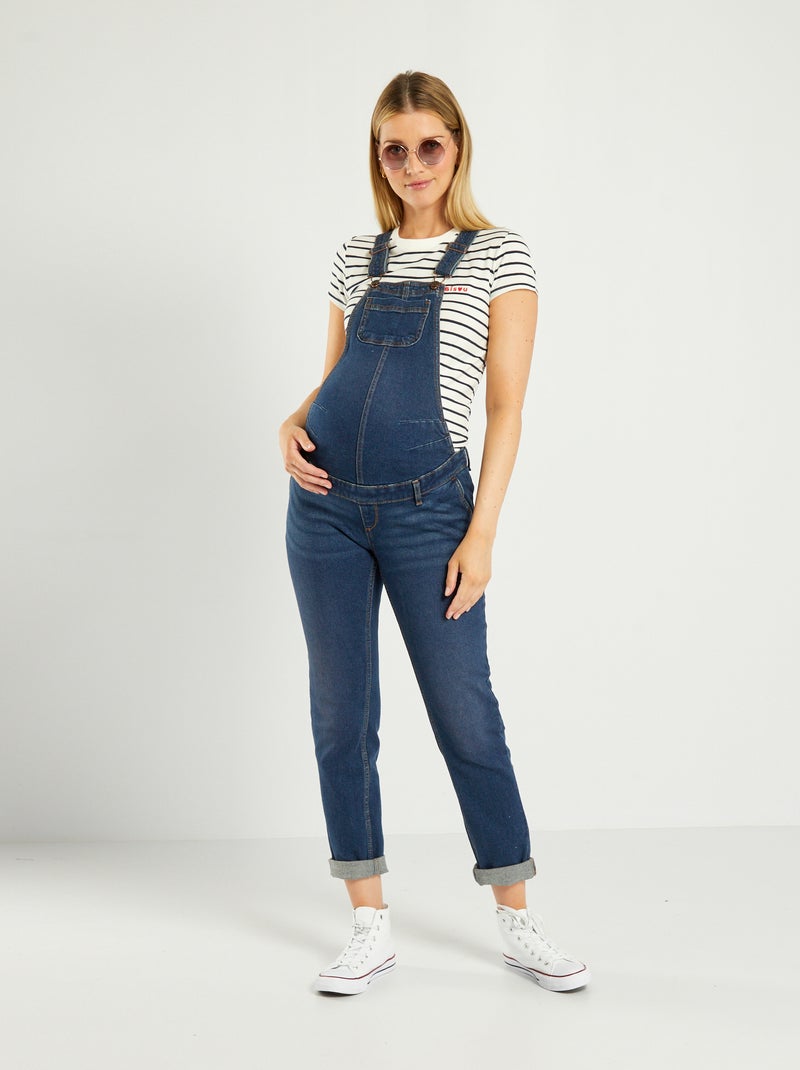 Salopette premaman BLU - Kiabi