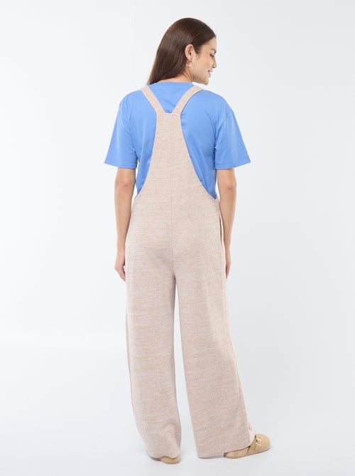 Salopette premaman en velluto morbido - Kiabi