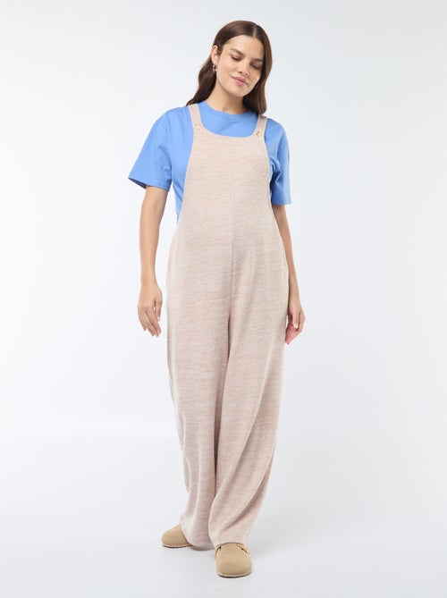 Salopette premaman en velluto morbido - Kiabi