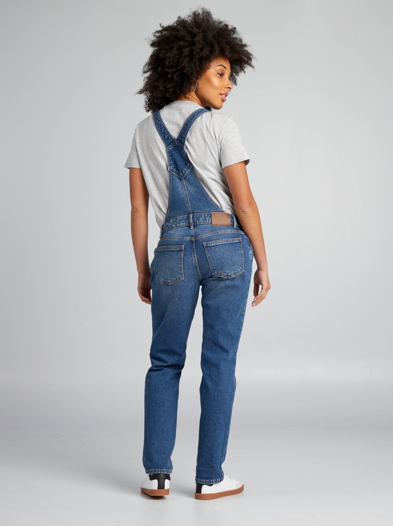 Salopette premaman in denim stretch BLU - Kiabi