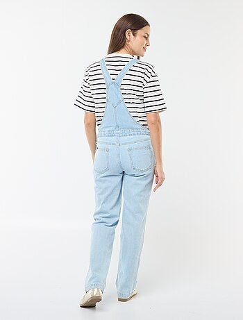 Salopette premaman in denim stretch