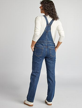 Salopette premaman in denim stretch