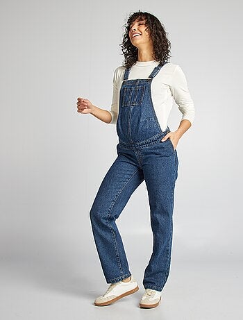 Salopette premaman in denim stretch
