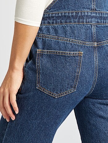 Salopette premaman in denim stretch