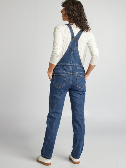 Salopette premaman in denim stretch - Kiabi