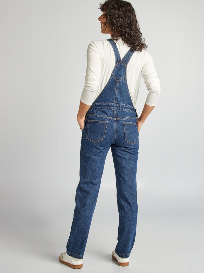Salopette premaman in denim stretch BLU - Kiabi