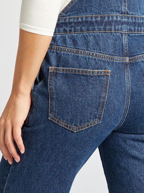 Salopette premaman in denim stretch - Kiabi