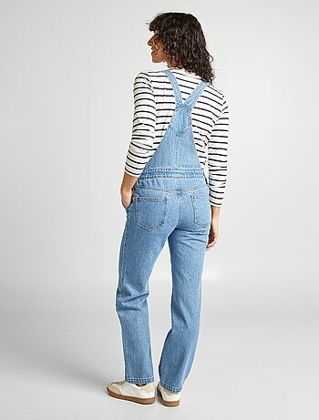 Salopette premaman in denim stretch