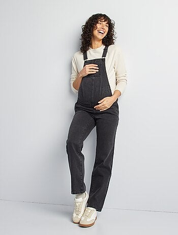 Salopette premaman in denim stretch