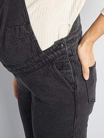 Salopette premaman in denim stretch