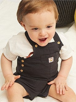 Salopette shorts in garza - Kiabi