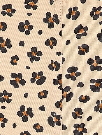 Salopette stampata in twill