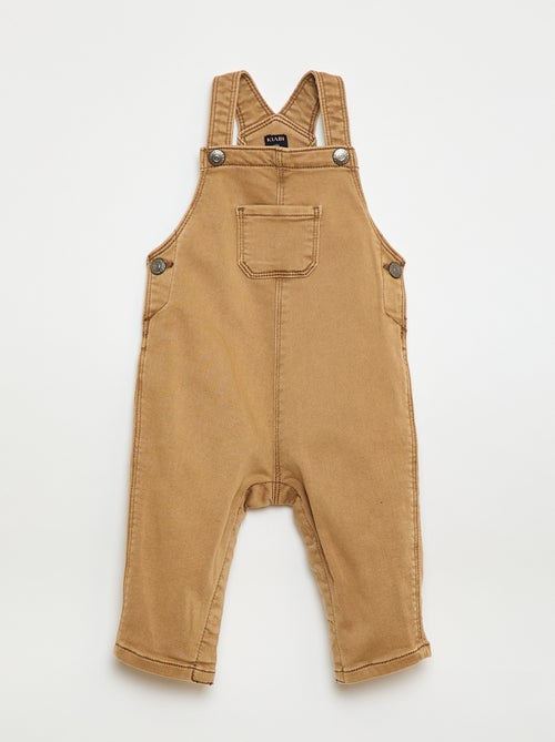 Salopette tinta unita con bretelle regolabili - Kiabi
