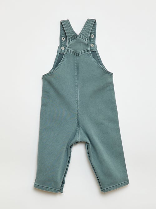 Salopette tinta unita con bretelle regolabili - Kiabi