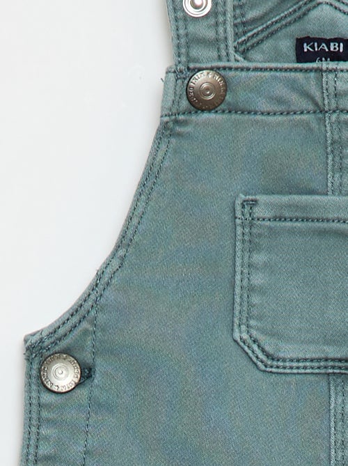 Salopette tinta unita con bretelle regolabili - Kiabi