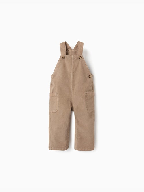 Salopette velluto a coste con tasche cargo - Kiabi Salopette velluto a coste con tasche cargo - Kiabi