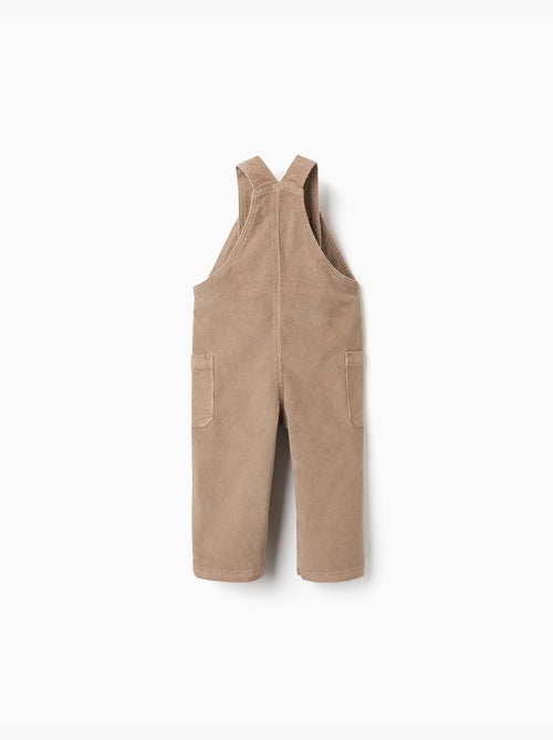 Salopette velluto a coste con tasche cargo - Kiabi Salopette velluto a coste con tasche cargo - Kiabi