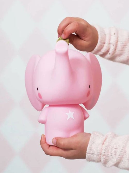 Salvadanaio per bambini, elefante rosa | A Little Lovely Company - Kiabi