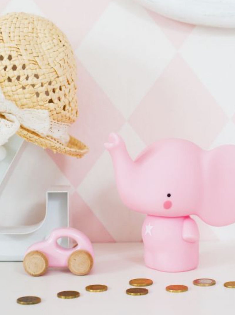 Salvadanaio per bambini, elefante rosa | A Little Lovely Company Rosa - Kiabi