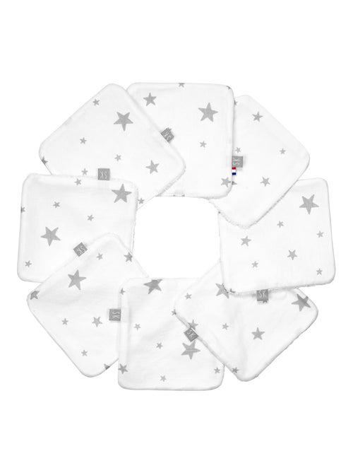 Salviette bebè lavabili in cotone 8 pezzi, stella | sevira kids | sevira kids - Kiabi Salviette bebè lavabili in cotone 8 pezzi, stella | sevira kids | sevira kids - Kiabi